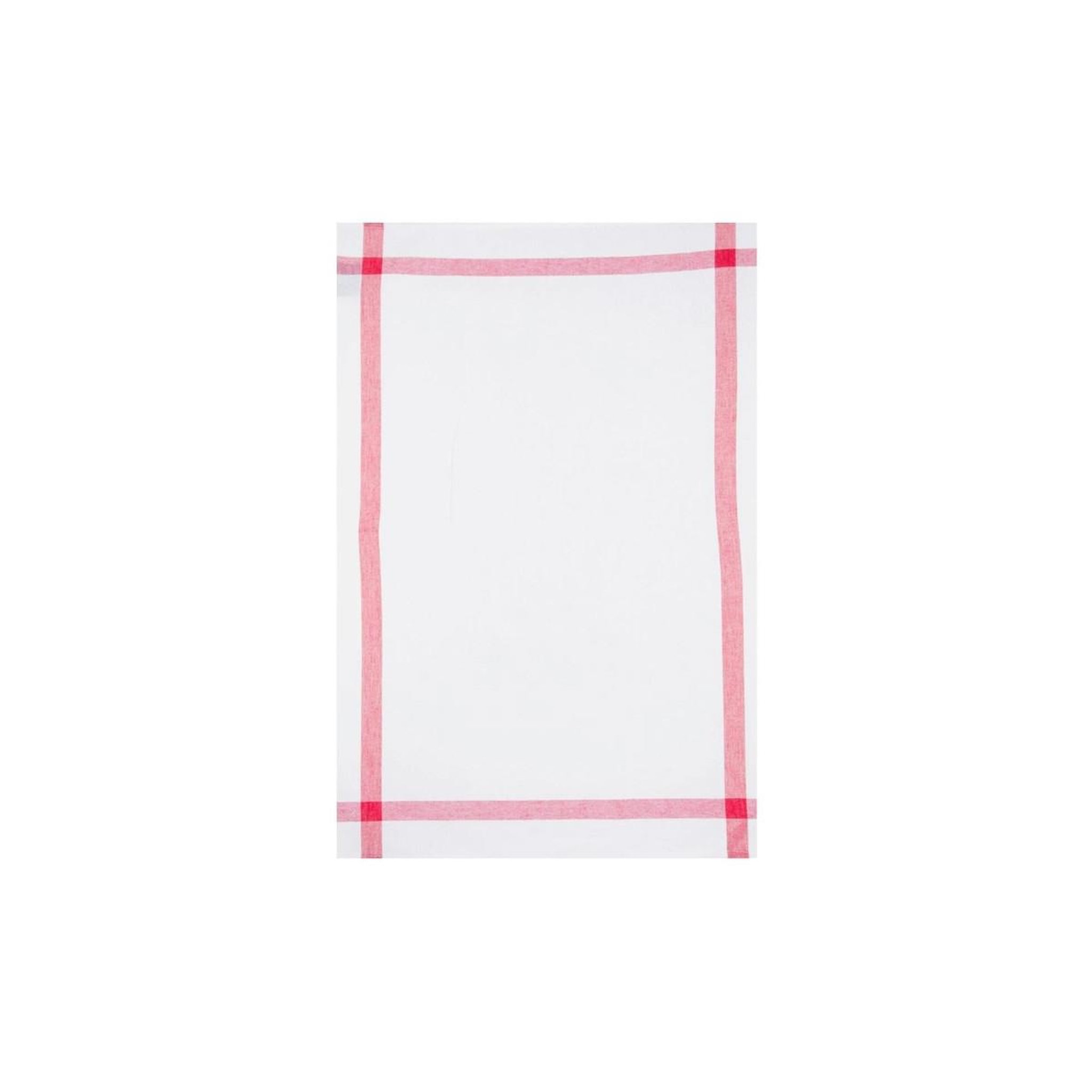 Voir la diapositive 4 : ATMOSPHERA Lot de 2 torchons de cuisine  traditionnel  70cm rouge
