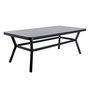 Voir la diapositive 1 : Paris Prix Table de Jardin  Virya  200cm Noir & Gris