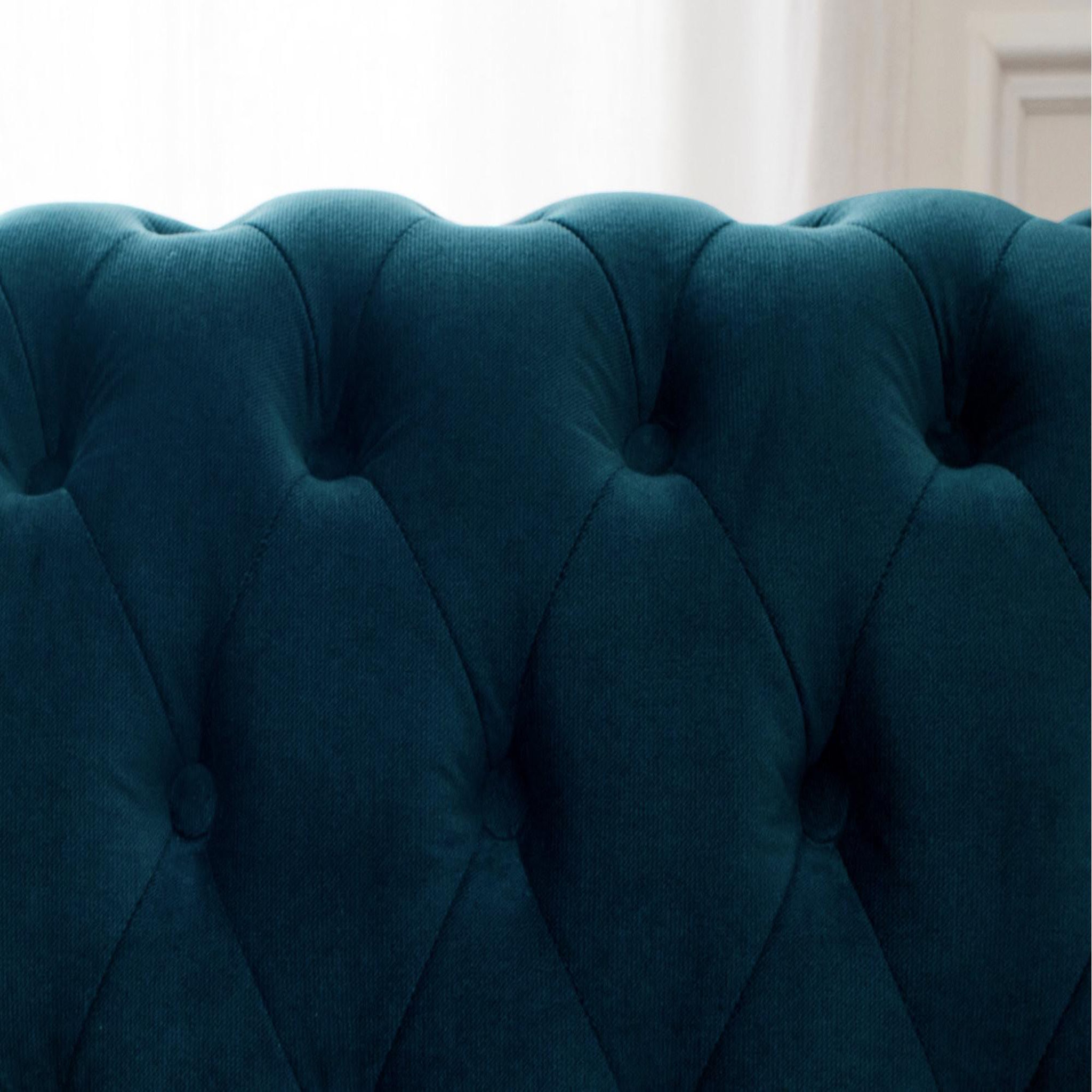 Voir la diapositive 4 : LISA DESIGN William - canapé chesterfield - 3 places - en velours
