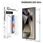 MOXIE Pack Moxie protection complète écran + Coque pour Samsung Galaxy S25 Ultra Transparent