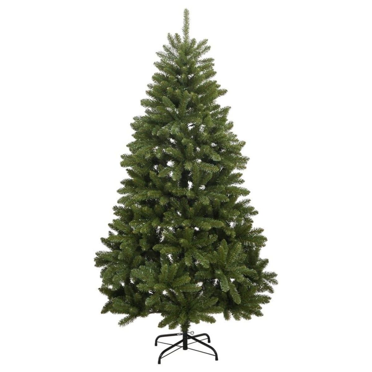 VIDAXL Sapin de Noël artificiel a charnieres avec support vert 180 cm