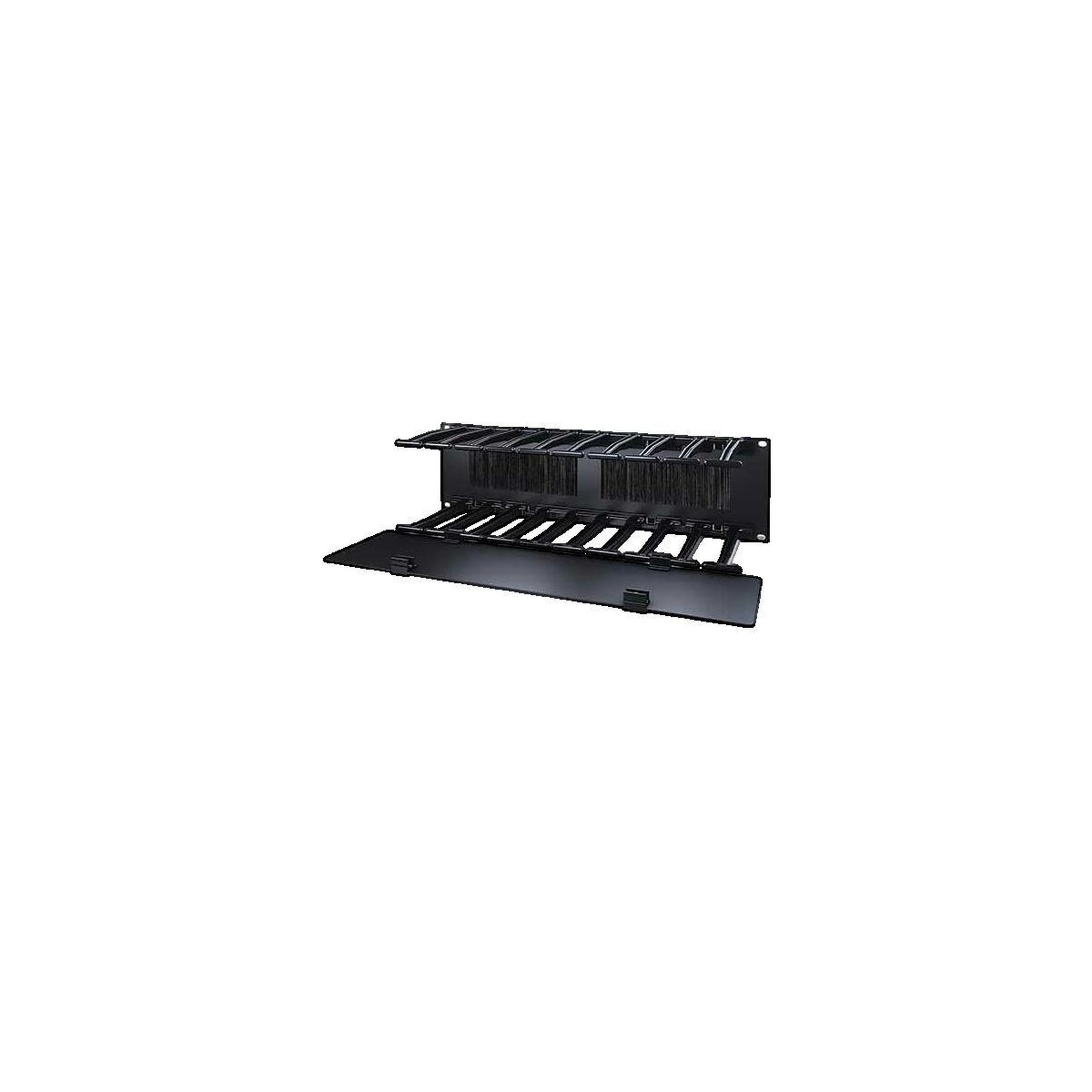 Voir la diapositive 2 : APC Gestionnaire de câbles horizontal APC 3U noir
