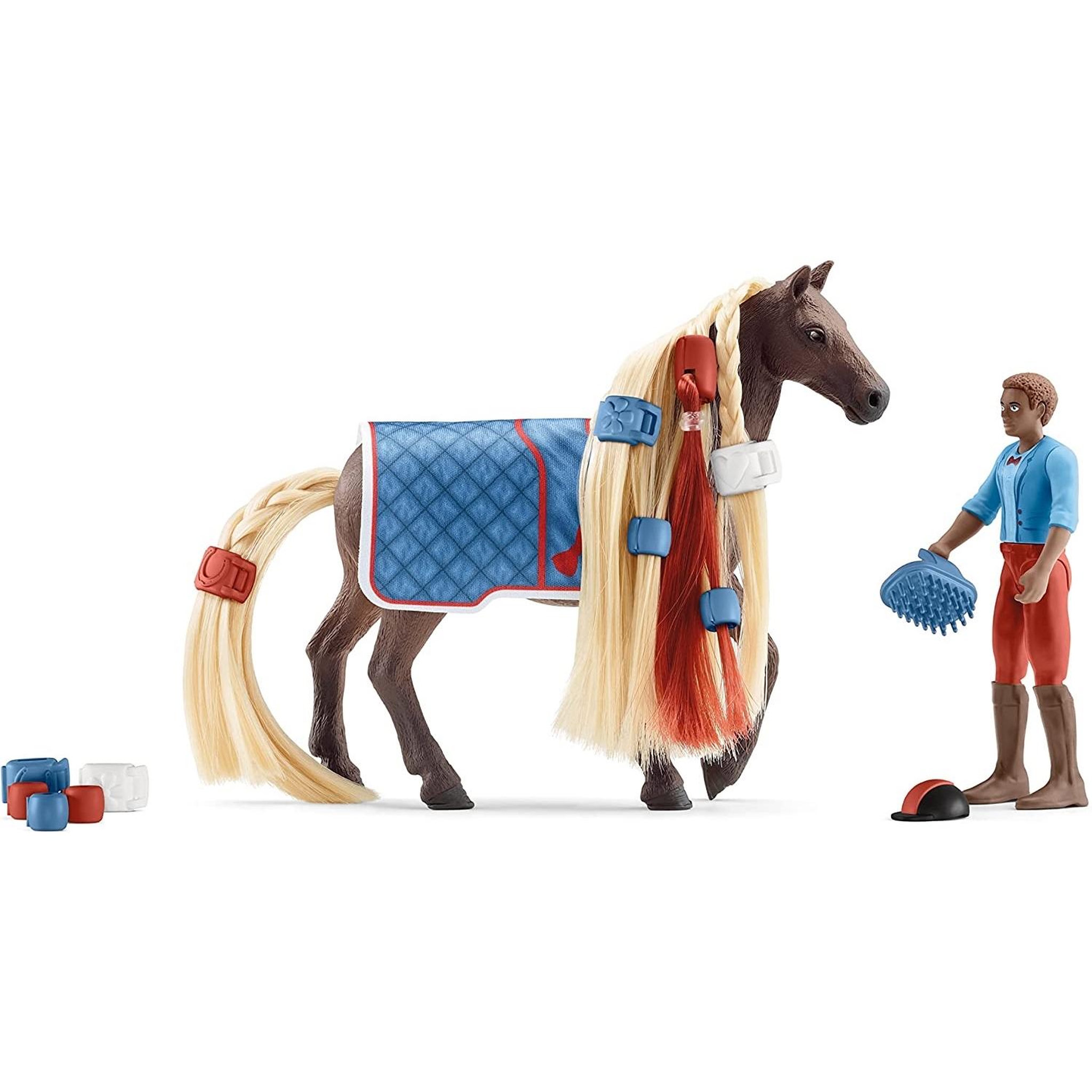 Voir la diapositive 2 : Schleich Horse Club Leo & Rocky Kit de départ