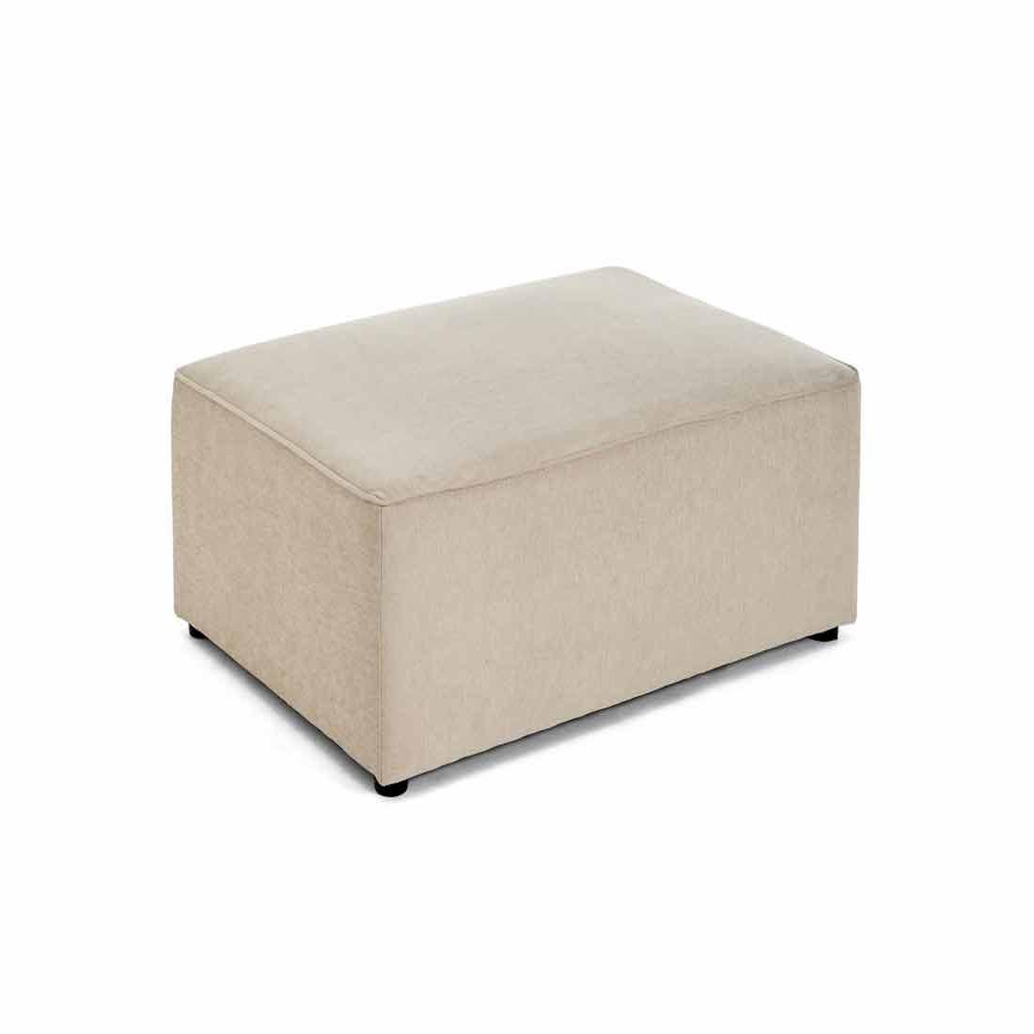 Voir la diapositive 2 : BEST MOBILIER Topaze - pouf - en tissu