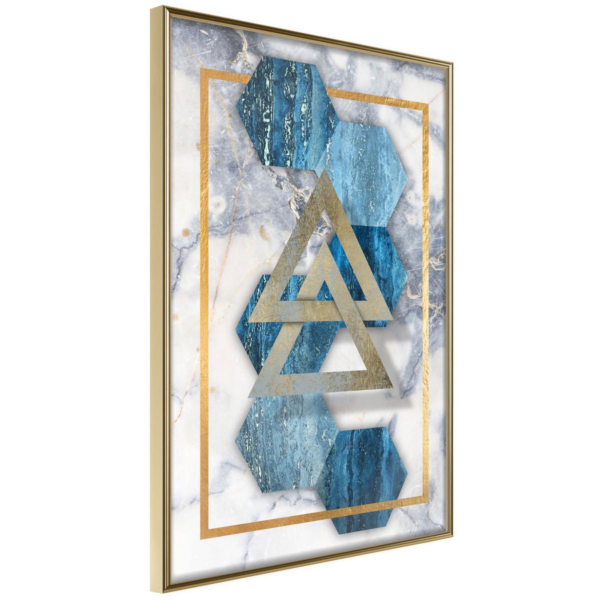 Paris Prix Affiche Murale Encadrée  Marble Composition I