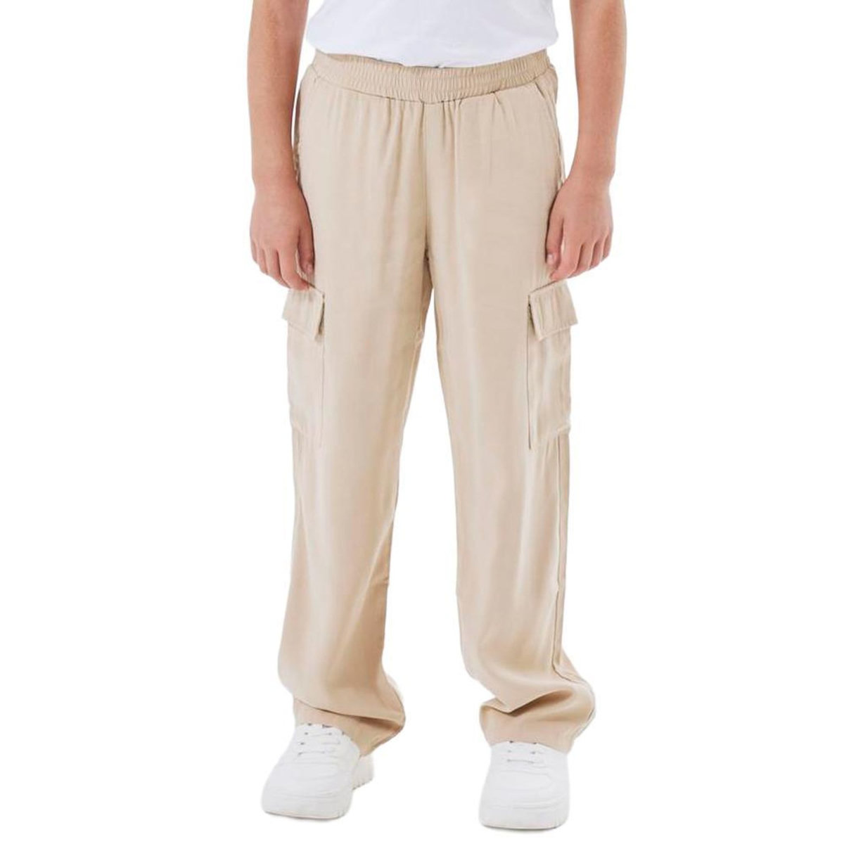 NAME IT Pantalon en Toile  Fille Name it Wide Twill