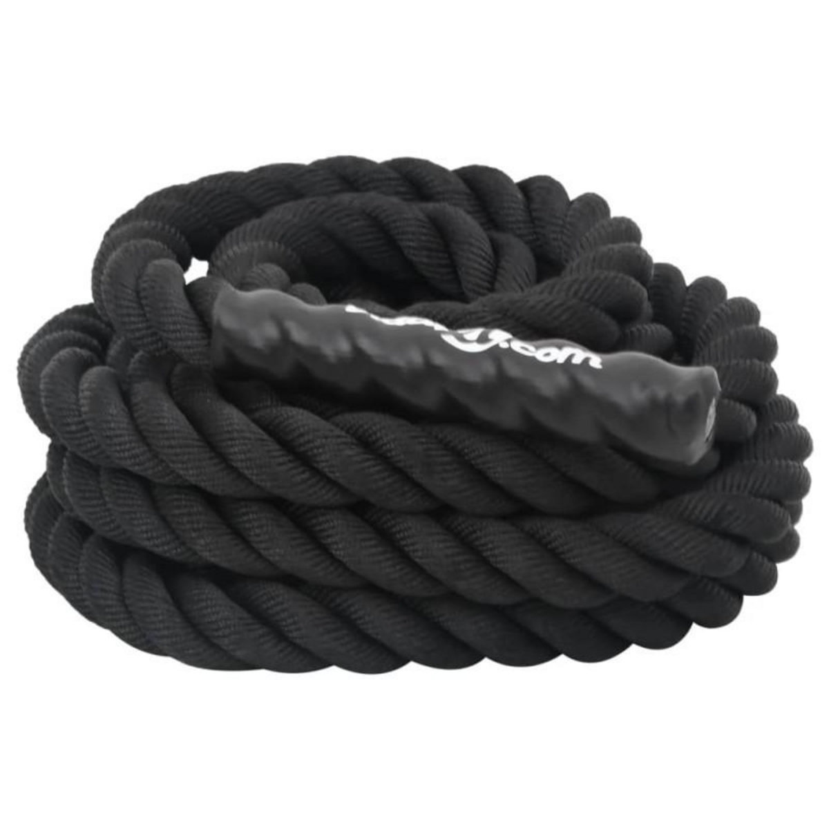 VIDAXL Corde de combat noir 9 m 6,8 kg polyester