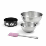 ZENKER Set de 4 ustensiles de pâtisserie moule à manqué 2 bols et spatule en silicone Spécial mini Spécial mini Zenker  Spécial mini