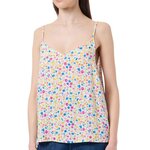 Only Débardeur Blanc/Rose à Motifs Femme Nova. Coloris disponibles : Vert