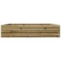 Voir la diapositive 5 : VIDAXL Jardiniere 110x110x23 cm bois de pin impregne