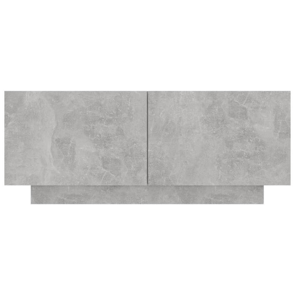 VIDAXL Table de chevet gris beton 100x35x40 cm bois d'ingenierie