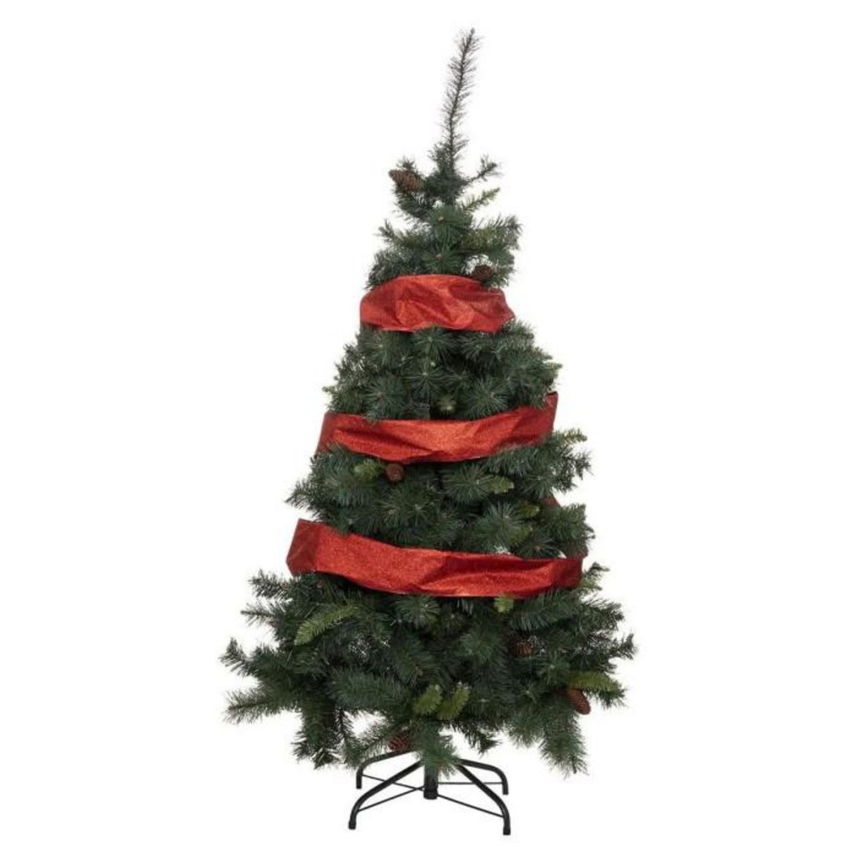 ATMOSPHERA Guirlande de Noël  Ruban  12x500cm Rouge