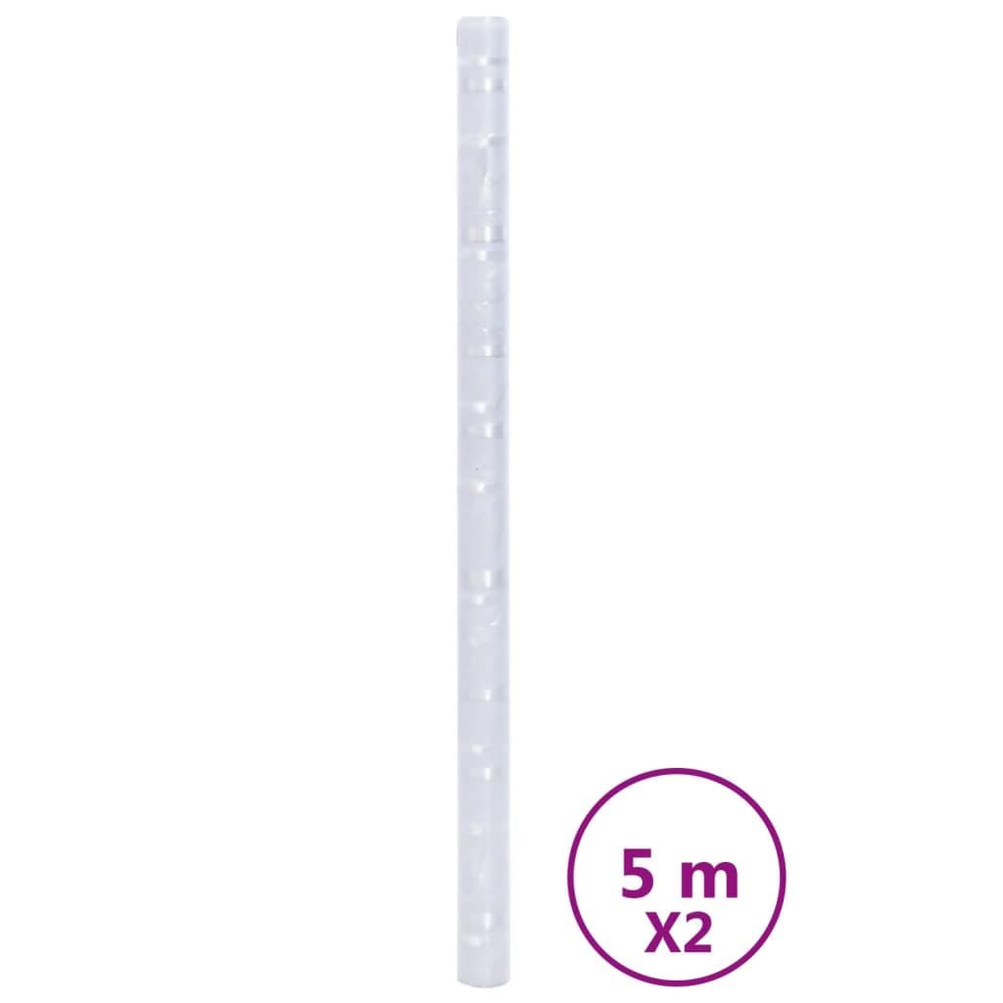 Voir la diapositive 2 : VIDAXL Films pour fenetre 2 pcs depoli motif de bambou PVC