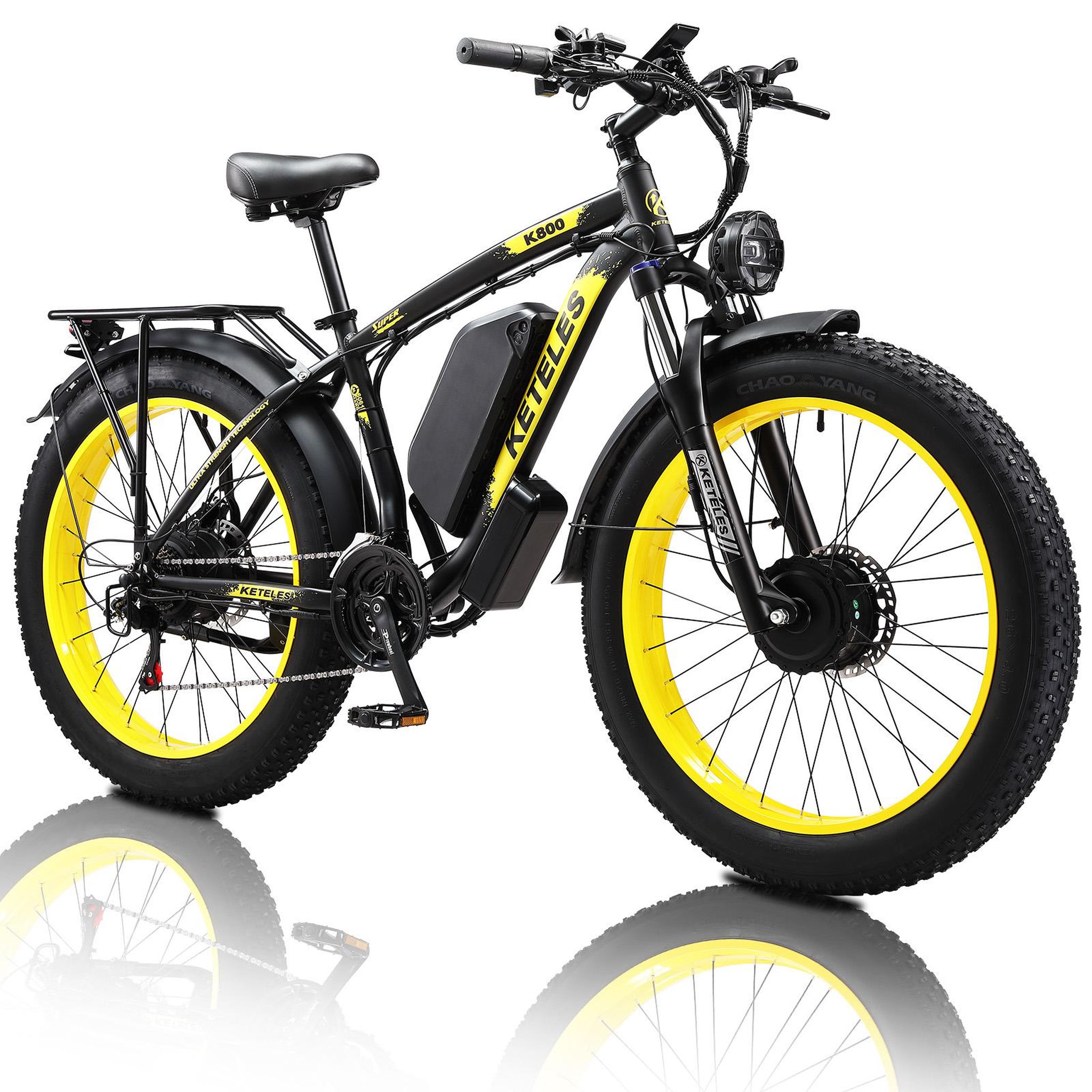 Voir la diapositive 2 : KETELES Vtt électrique keteles k800 à double moteur