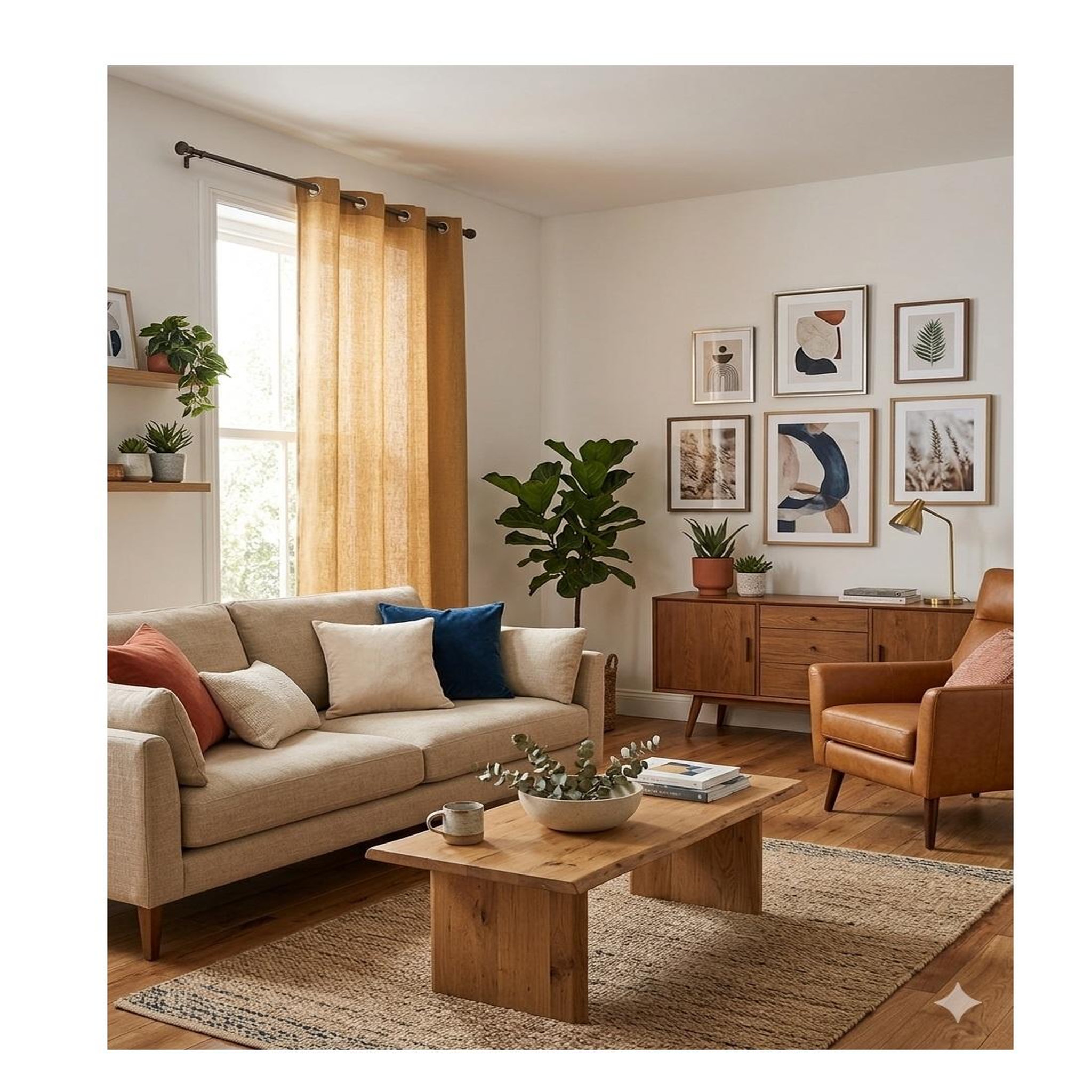 Voir la diapositive 5 : Eden Un rideau tamisant bea chiné design et moderne