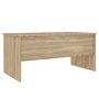 Voir la diapositive 5 : VIDAXL Table basse chene sonoma 102x50,5x46,5 cm bois d'ingenierie