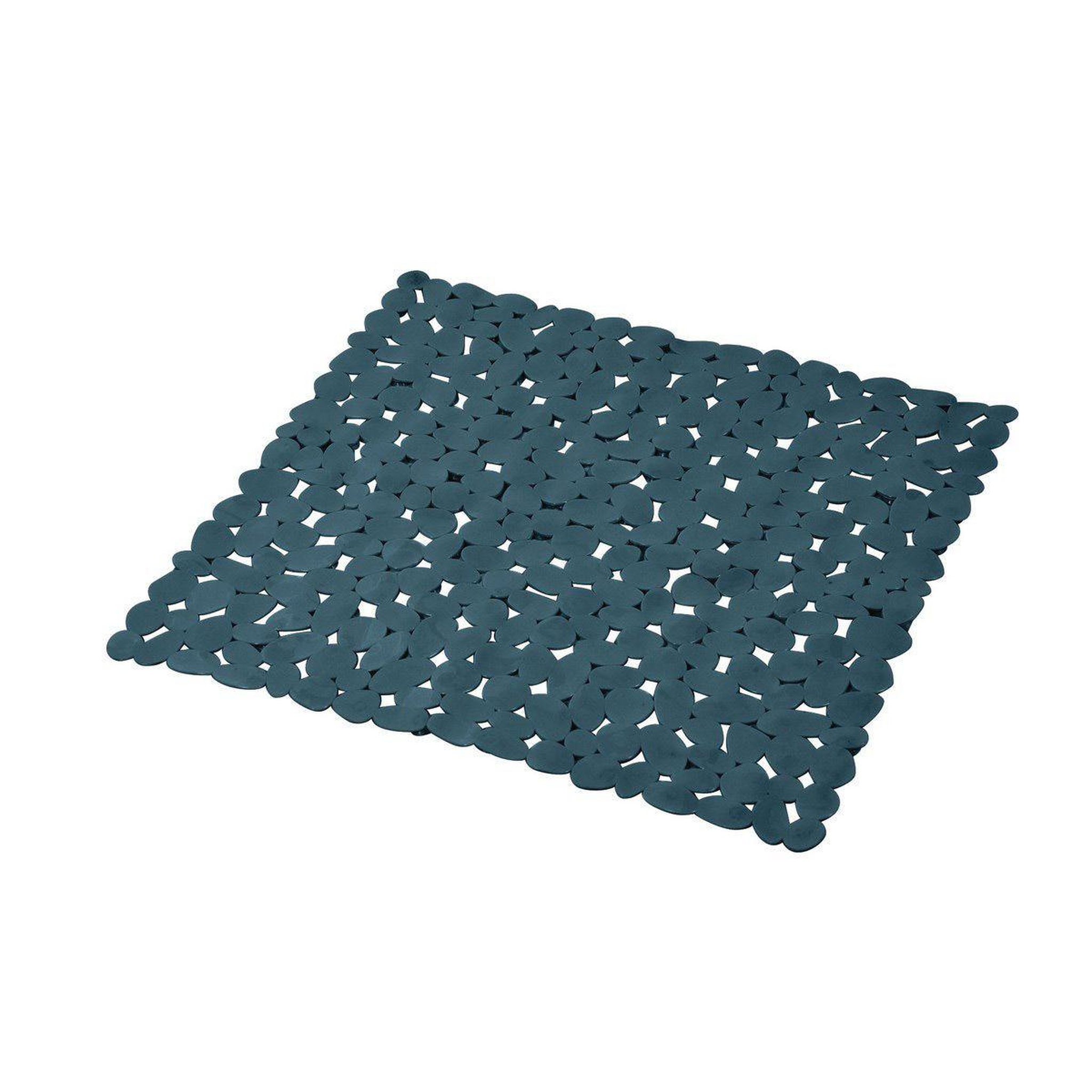 Douceur d'Intérieur Fond de douche galets  vitamine ii  52x52cm bleu émeraude