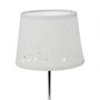 Voir la diapositive 4 : OSTARIA Lampe métal abat-jour ajouré étoile gris