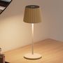 Voir la diapositive 3 : Lumisky Lampe de table sans fil LED ABBY Crème Aluminium