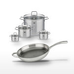 ELO Lot de 4 Faitouts Elo Relief Evolution et Poêle 32 cm