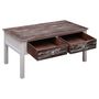 Voir la diapositive 4 : VIDAXL Table basse Marron 100x50x45 cm Bois