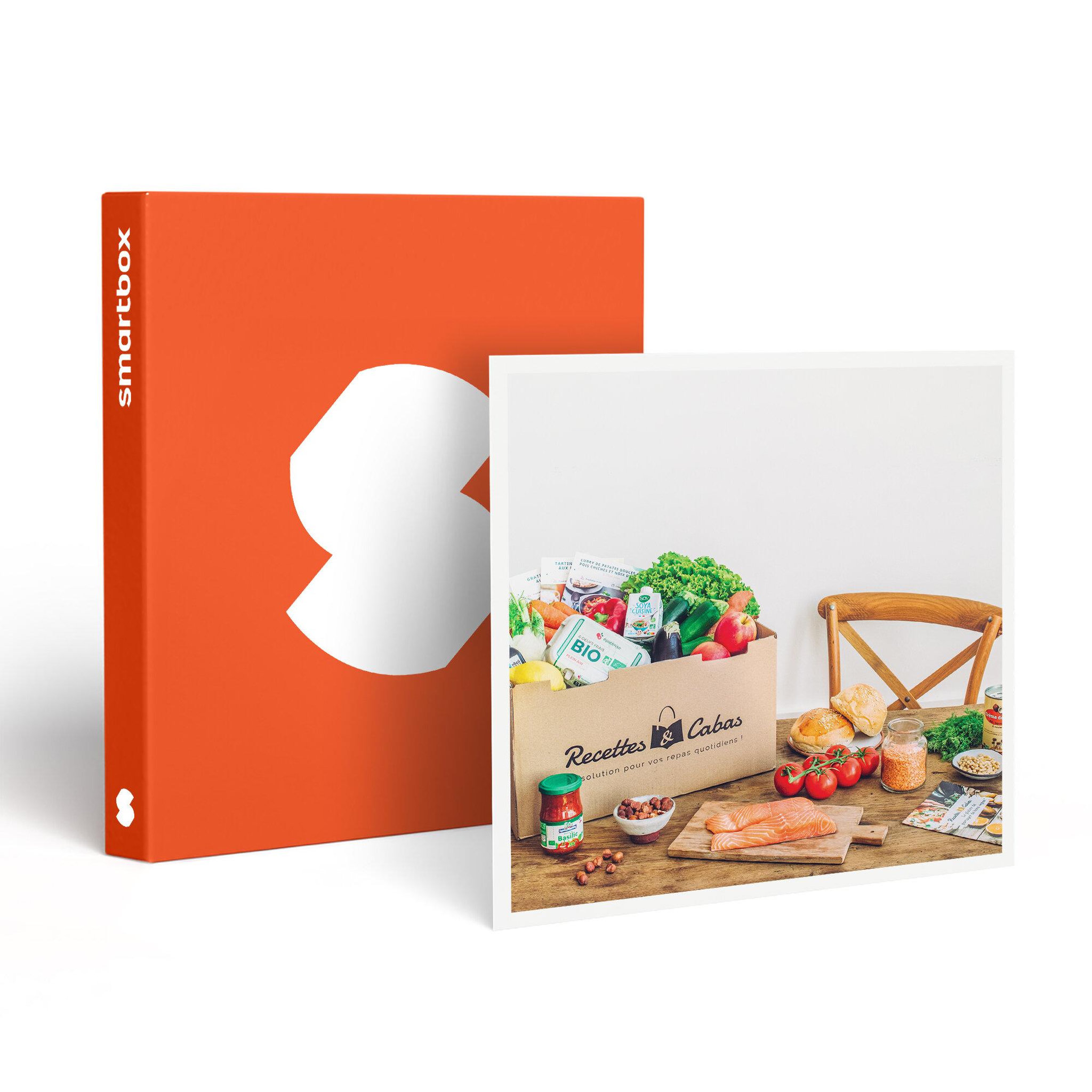 Smartbox Panier à cuisiner recettes et cabas pour 4 personnes avec 3 délicieuses recettes - coffret cadeau gastronomie