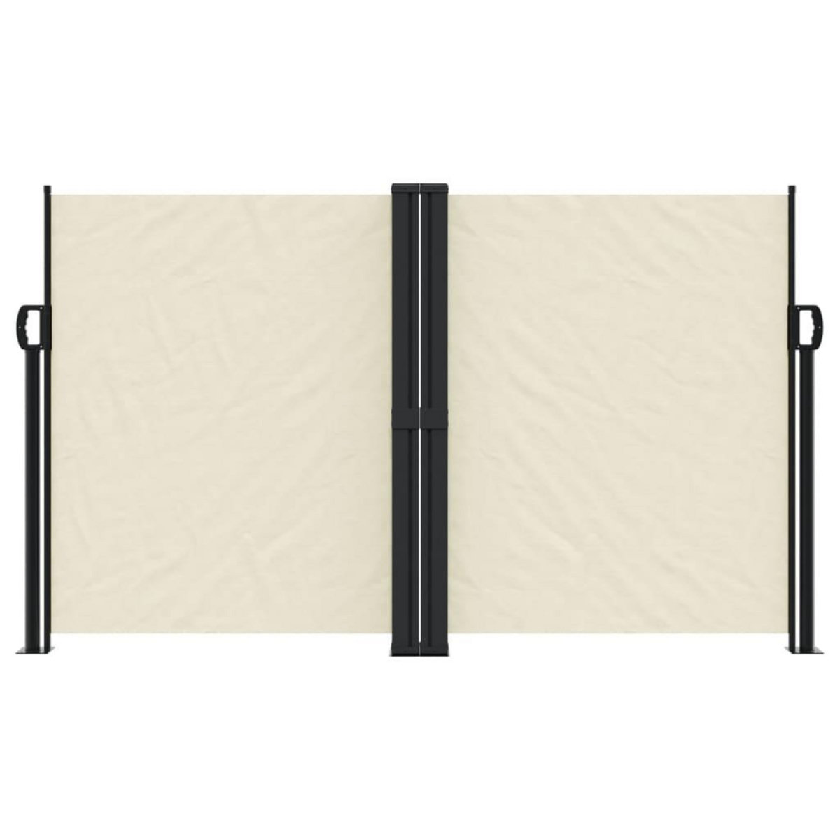 VIDAXL Auvent lateral retractable creme 140x600 cm