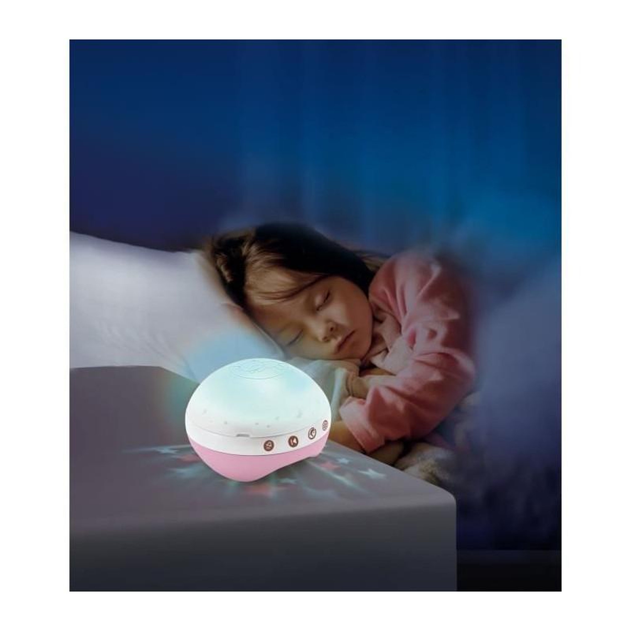 Voir la diapositive 4 : INFANTINO Mobile musical et projecteur - INFANTINO - Douce Nuit 3-en1 - Rose