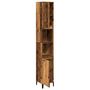 Voir la diapositive 4 : VIDAXL Armoire de salle de bain vieux bois 30x30x190cm bois ingenierie