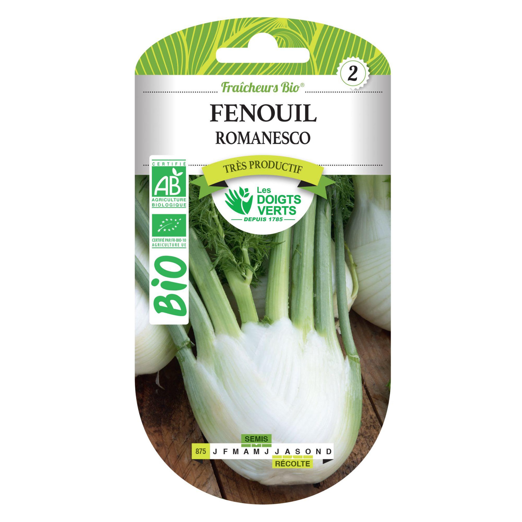 LES DOIGTS VERTS Graine fenouil romanesco BIO Les Doigts Verts