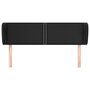 Voir la diapositive 3 : VIDAXL Tete de lit avec oreilles Noir 147x23x78/88 cm Similicuir