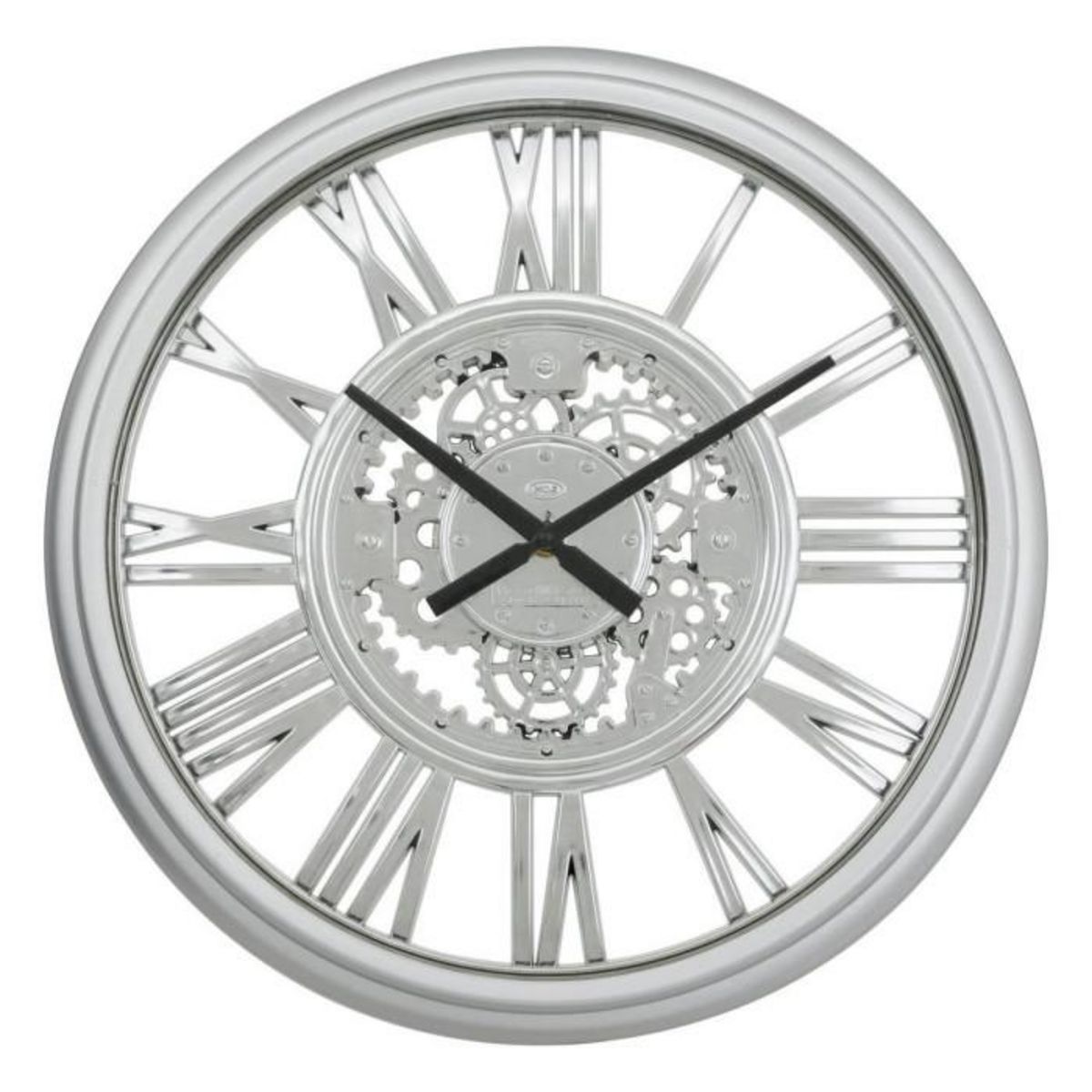 ATMOSPHERA Horloge Murale Mécanisme  Ricky  40cm Argent