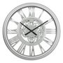 Voir la diapositive 1 : ATMOSPHERA Horloge Murale Mécanisme  Ricky  40cm Argent