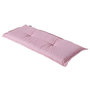 Voir la diapositive 2 : MADISON Madison Coussin de banc Panama 180x48 cm Rose pale