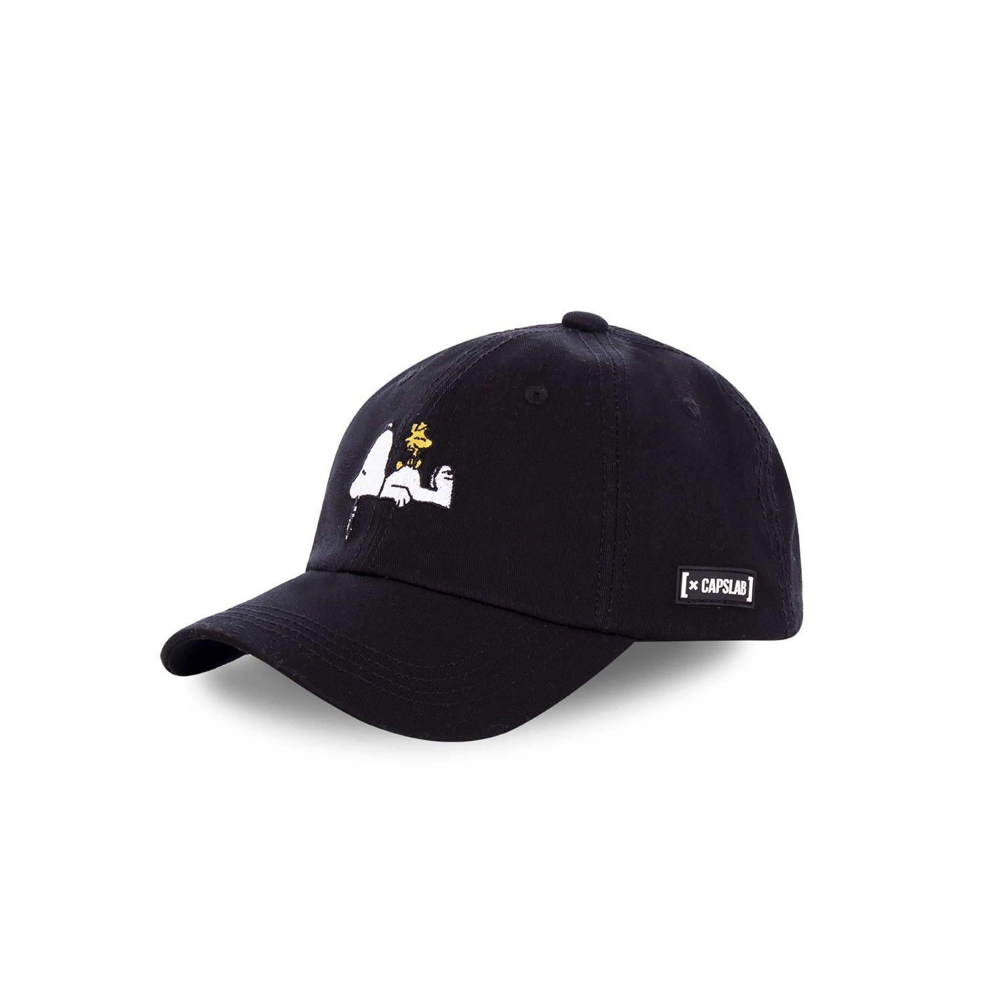 CAPSLAB Casquette Capslab Peanuts Dog Noir. Coloris disponibles : Noir