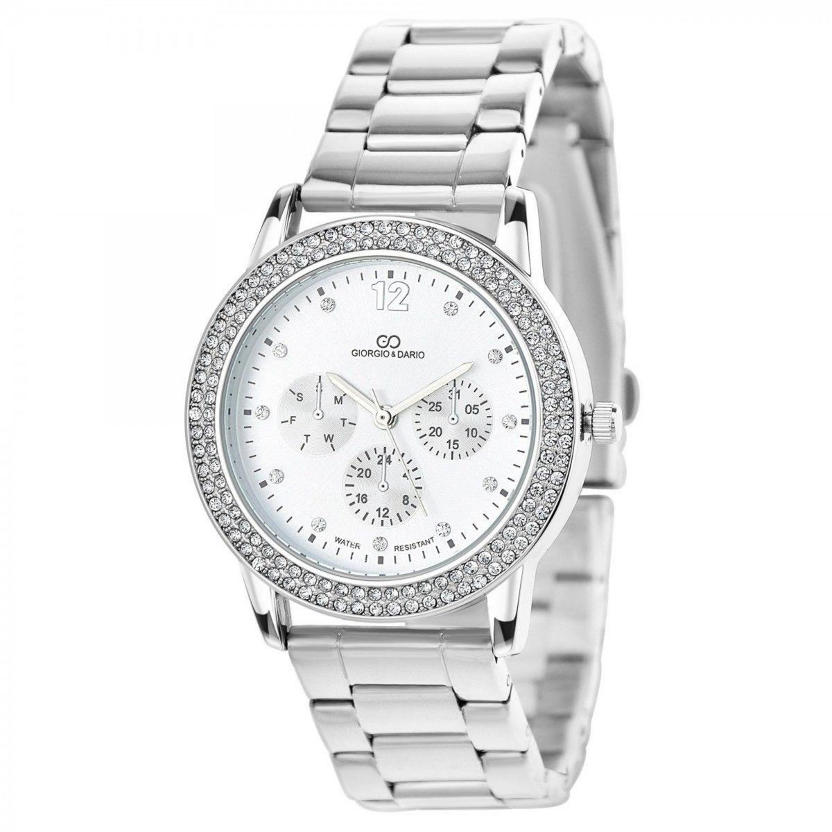 SC CRYSTAL Montre Keyla élégante ornée de Cristaux scintillants par SC Crystal