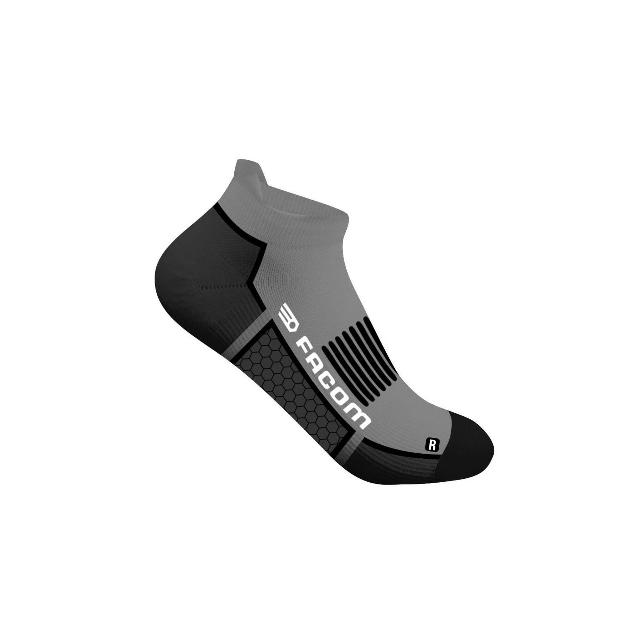 Voir la diapositive 4 : FACOM Lot de 4 paires de chaussettes de travail courtes hexa