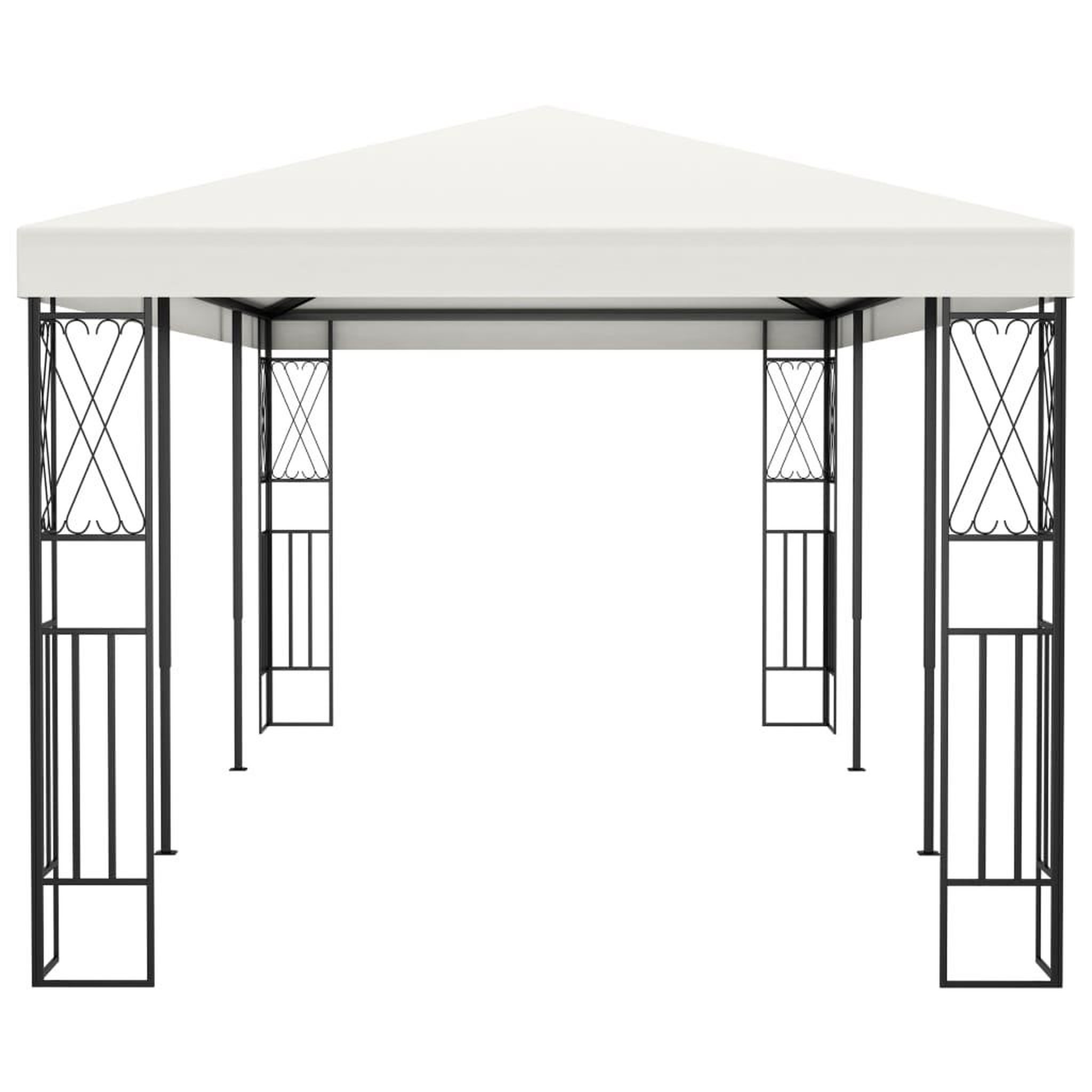 Voir la diapositive 3 : VIDAXL Belvedere 3x6 m Creme Tissu