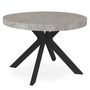 Voir la diapositive 1 : Paris Prix Table Ronde Extensible  Zefane  160-260cm Noir & Gris