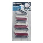 Paris Prix Lot de 10 Pinces  Ferme Sachet  10cm Multicolore