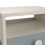 Voir la diapositive 4 : Chevet enfant 1 tiroir 1 niche L39cm NOLAN