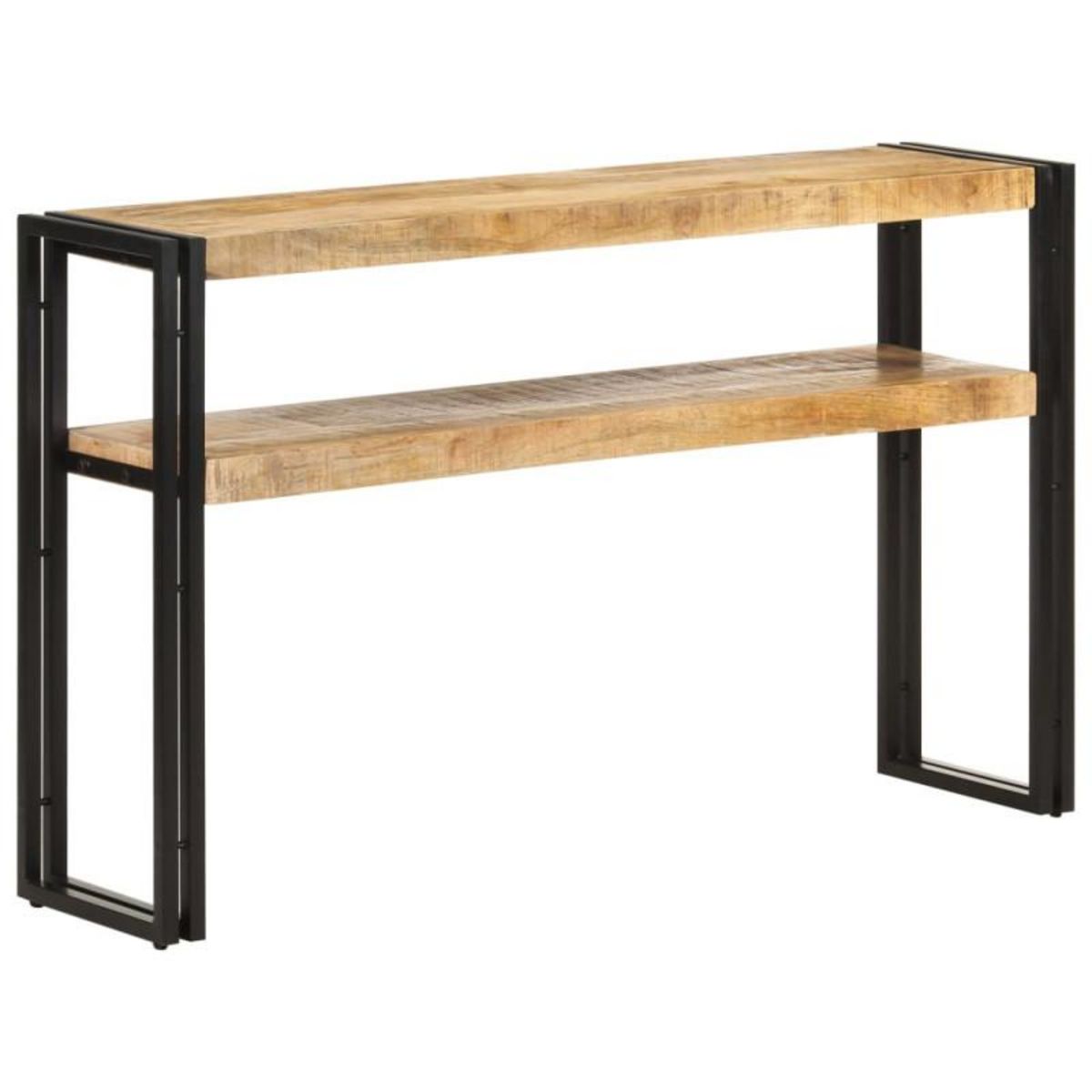 VIDAXL Table console 120x30x75 cm Bois de manguier brut
