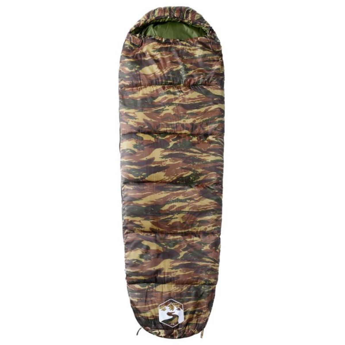 VIDAXL Sac de couchage momie pour adultes camping 3 saisons