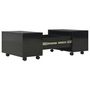 Voir la diapositive 5 : VIDAXL Table basse Noir brillant 60x60x35 cm Bois d'ingenierie