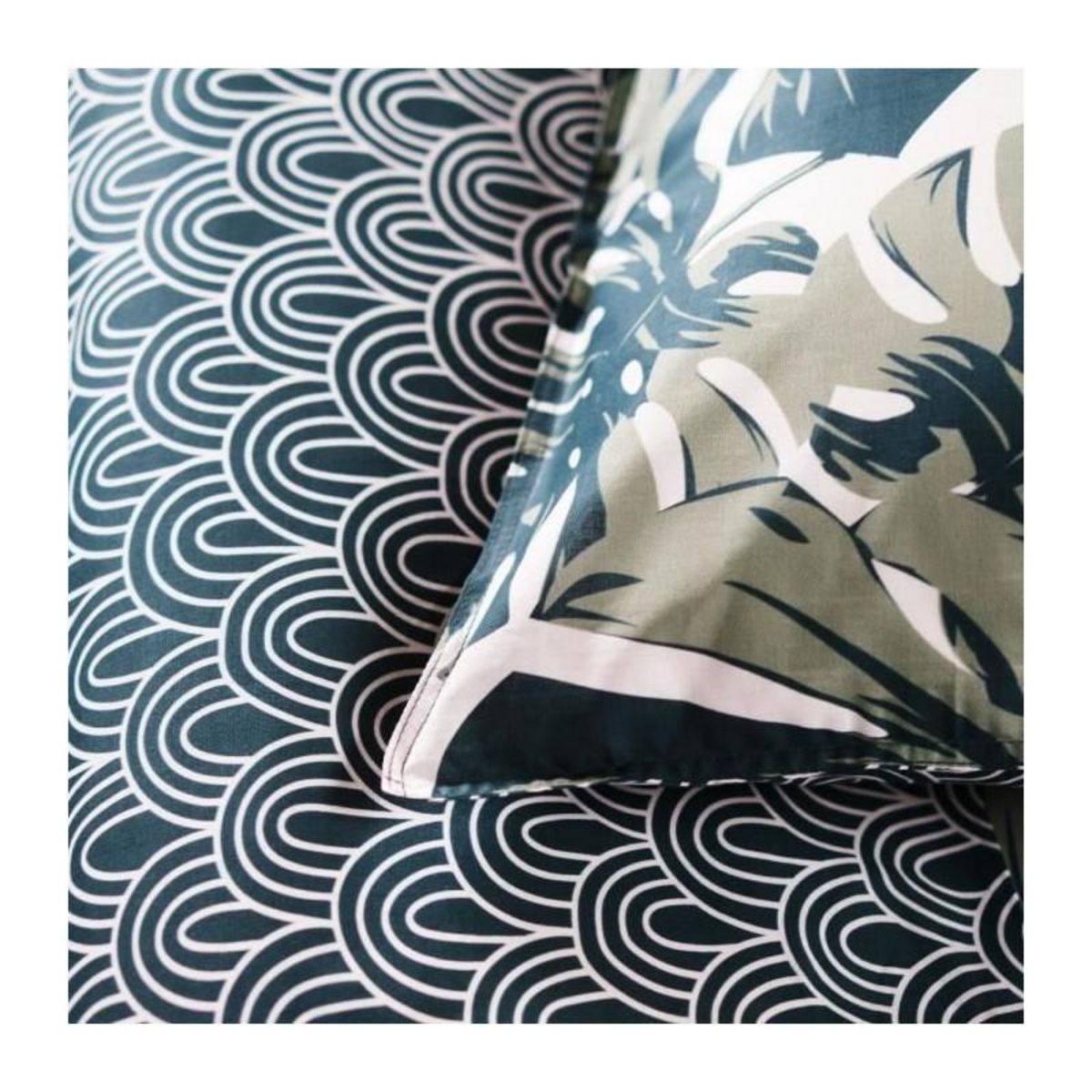 Today Parure de lit - TODAY - Sunshine - 116525 - 2 personnes - 240x260cm - Coton - Imprimé 9.23