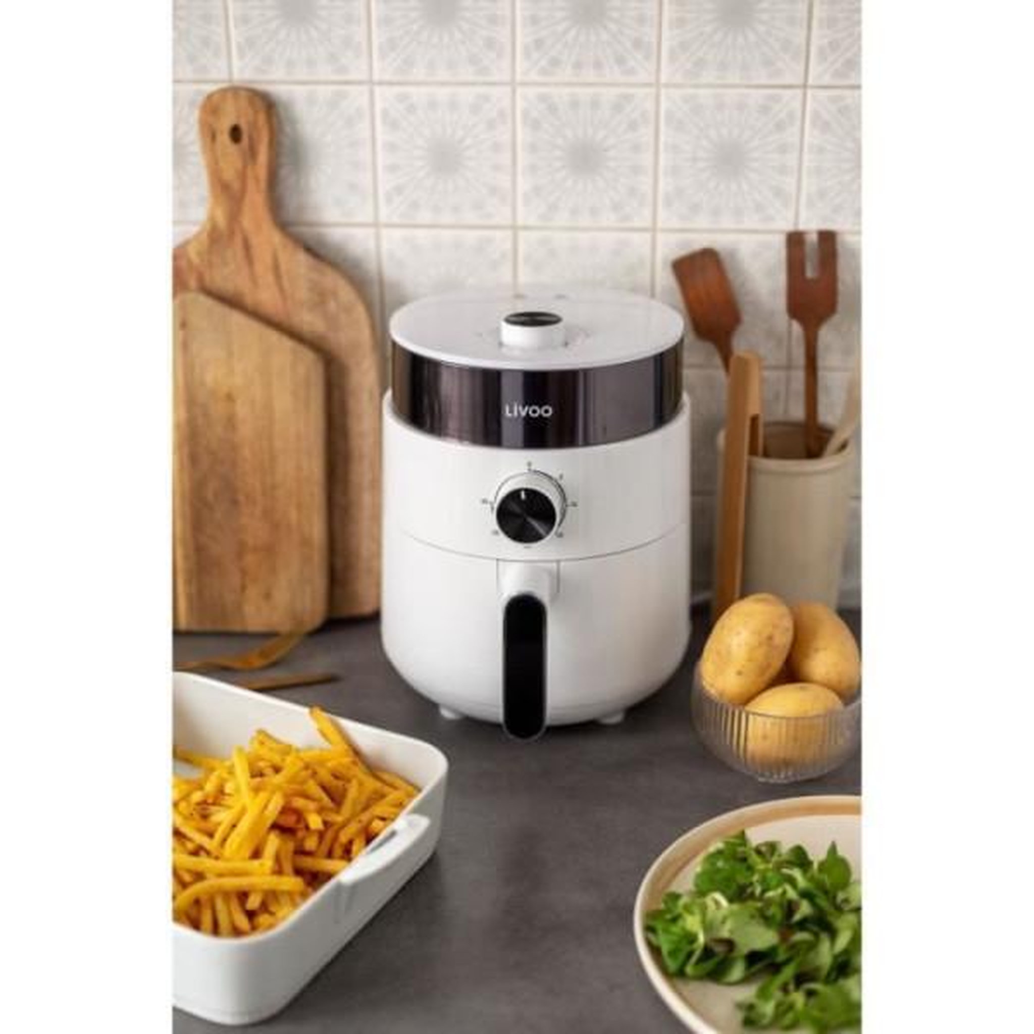 Voir la diapositive 6 : LIVOO Friteuse Electrique  sans huile multifonction LIVOO - DOC256