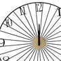 Voir la diapositive 2 : The Home Deco Factory Horloge ronde filaire D50