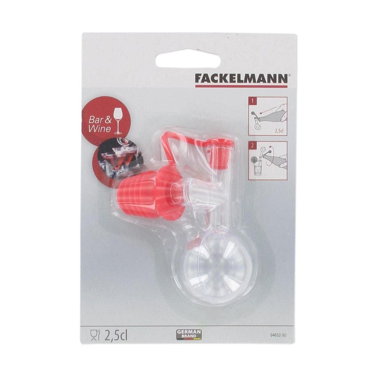 Fackelmann Lot de 4 bouchons doseurs boules 2,5 cl Fackelmann
