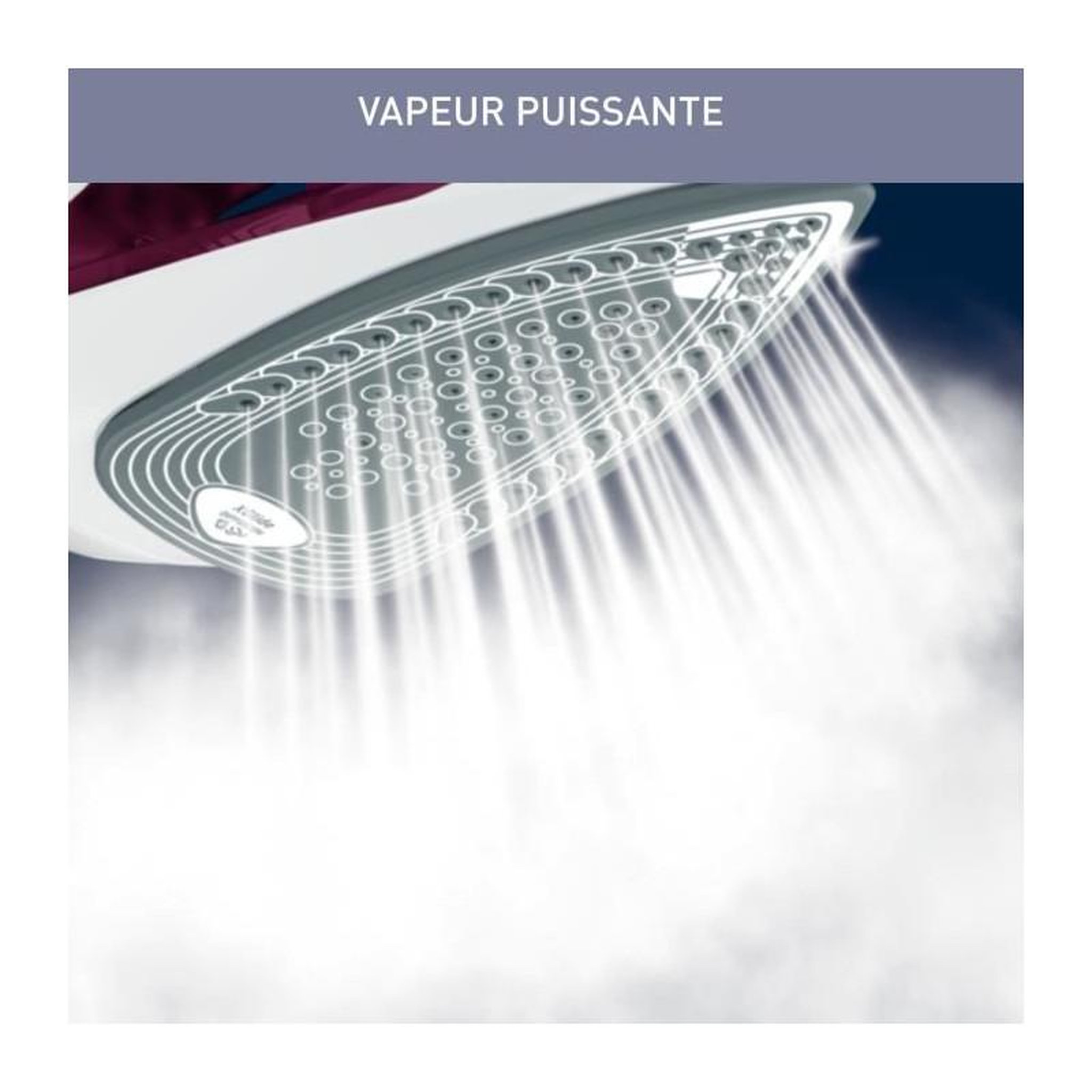 Voir la diapositive 2 : CALOR CALOR FV2835C0 Fer a repasser, Débit vapeur 35 g/min, Fonction pressing 160 g/min, Semelle céramique, Défroissage vertical