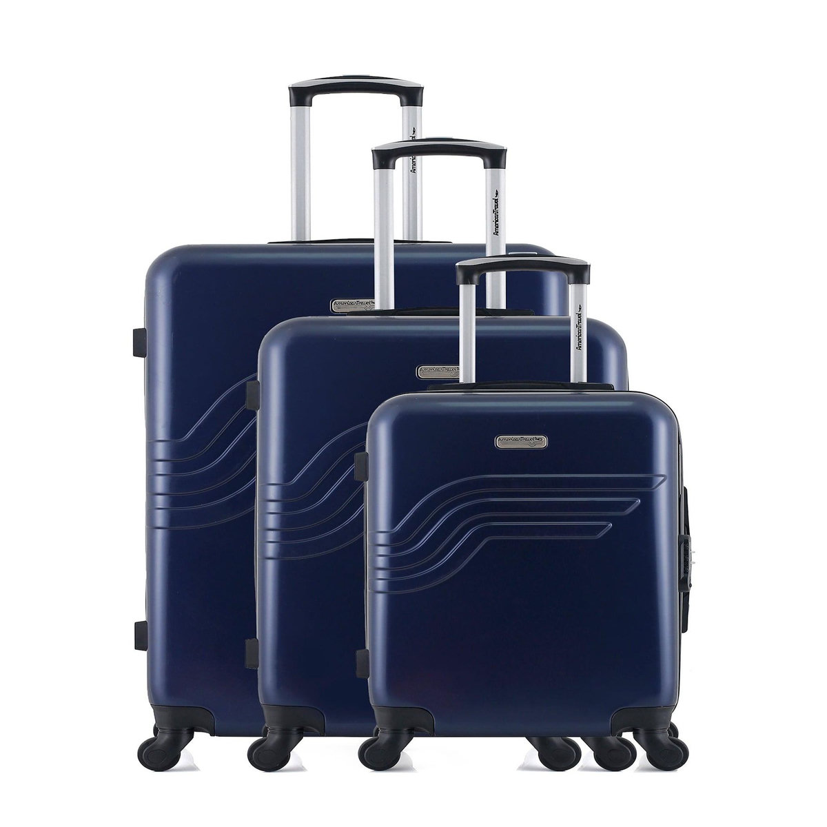 AMERICAN TRAVEL AMERICAN TRAVEL - Set de 3 Valises DETROIT 75 cm 4 Roues